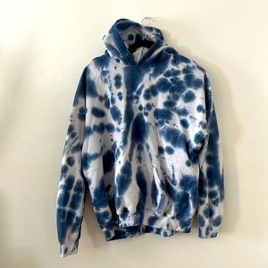Original Paperbacks Tie Dye hoodie blue